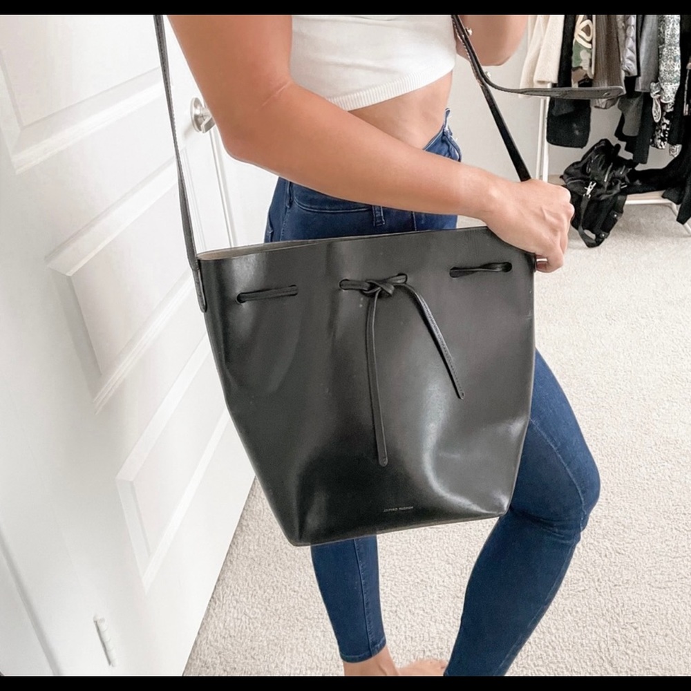 Mansur Gavriel Large Bucket Bag Black